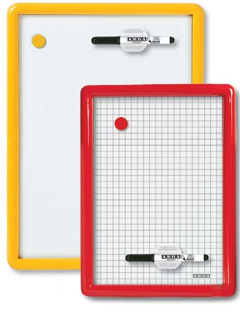 Magnetica con cornice in plastica termoformata Magnetic with thermo mouding frame Magnetique avec cadre en thermo moulage lavagne magnetiche magnetic boards l ardoise magnetiques PM PACKAGING: ref.
