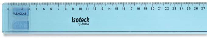 serie Isoteck PROFESSIONAL - HIGH QUALITY Righe per parallelografi Parallel rulers Règles pour parallèles