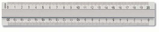 serie Profil aluminium Doppio e Triplo decimetro Finger grip ruler 20-30cm Double e triple décimètre Ref. 18420 2 millimetrature. Impugnatura lunga. 2 graduations. Long grip. 2 graduations. Longue poignée.