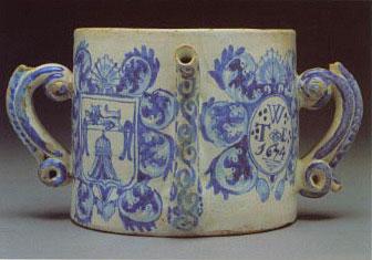 An English Delft example from the J.P. Kassebaum collection came through Sotheby s sale rooms in 1991 (Pl. 4).