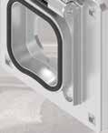 opening angle Right and left usable For doors / flaps up to 40 kg (4 hinges) System related, small clearance Fixing function optional Maintenance-free Patented Safety latch lock with marking Tamper