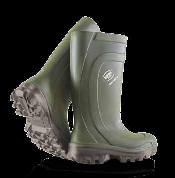 high insulation for extra warm feet in freezer rooms, cold stores 3.