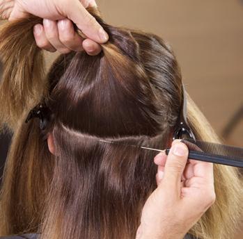 CUTTING & BLENDING CUTTING + BLENDING It is important extensions blend with natural hair,