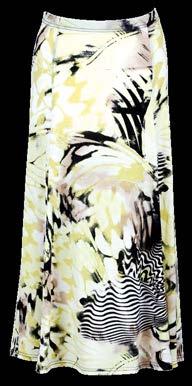 Palm print skirt 125