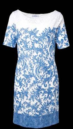 Textured brocade dress 129