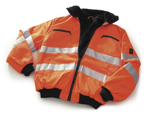 KAPRUN MULTI-PURPOSE JACKET 00535-880 100% polyester. 225 g/m². High-visibility multi-purpose jacket with reflective tape. Breathable, wind and waterproof Mascotex with taped seams.
