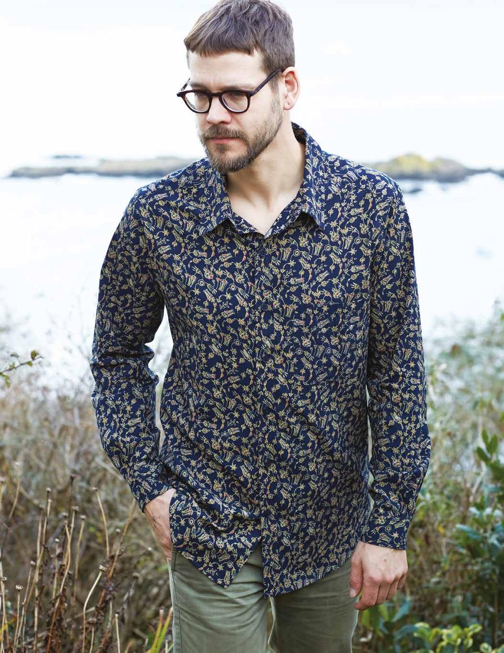 Our NEW Menswear collection Above: Floral Long Sleeve