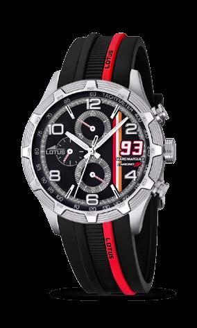 Marc Marquez Collection - Man s chronograph - Stainless steel case - PU strap -