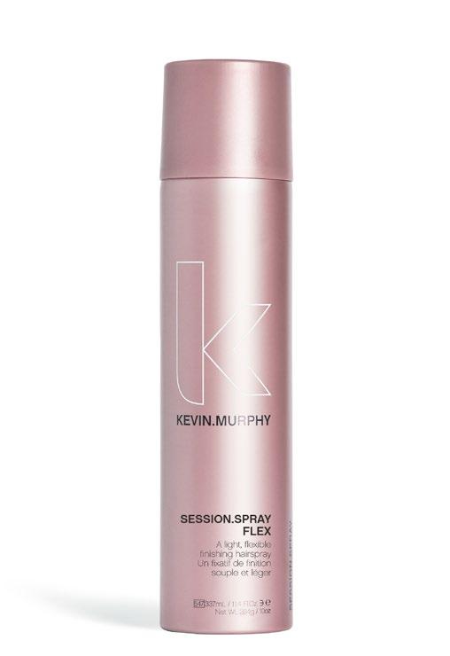 SESSION.SPRAY FLEX A light, flexible finishing hairspray Get a flexible, workable hold without the crunch. A lightweight formula that s never flaky. For every can of SESSION.