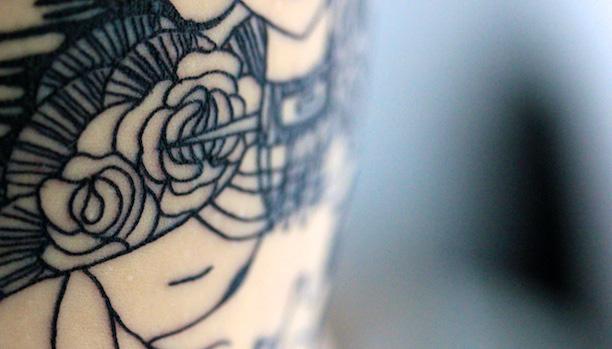 Even standardized tattoo drawings commonly found on studio walls, as opposed to original, one-of-a-kind tattoo designs, are rendered uniquely idiosyncratic during the application process.