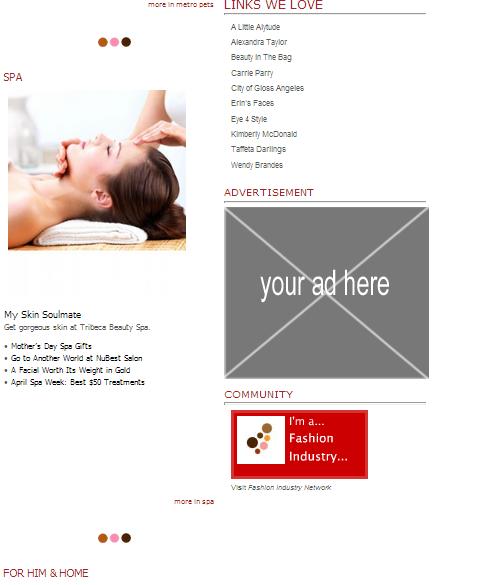 Ad will be visible on all Beauty News NYC pages.