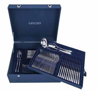 FLATWARE FLATWARE SET COMPOSITION 4 PIECES TABLE SET (with case and cloth) QUANTITY Table spoon 1 Table fork 1 Table knife 1 Coffee Spoon 1 6 PIECES TABLE SET