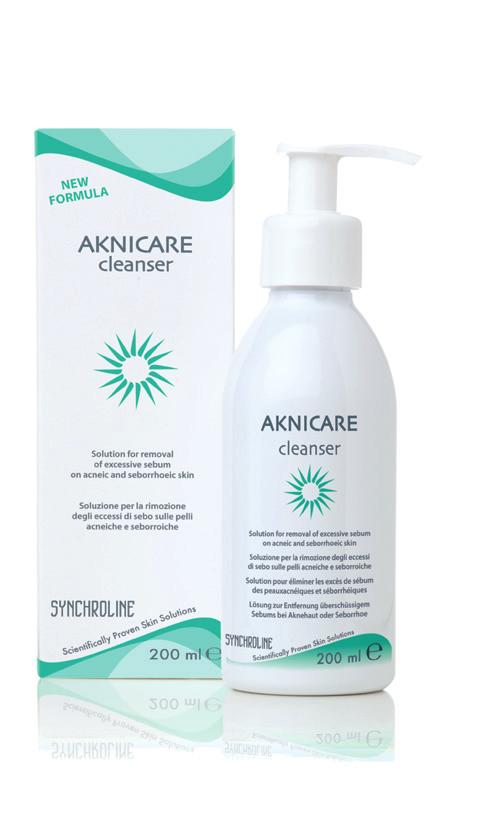 11 CLEANSING cleanser Monophasic solution with antiseptic and purifying action. It has a light exfoliating action for the daily cleansing of acneic and seborrhoeic skin.