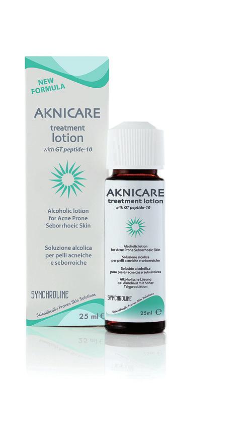 treatment lotion (Drysyst Technology) Alcoholic lotion specifically recommended to control and reduce acne symptoms in cases where a rapid and