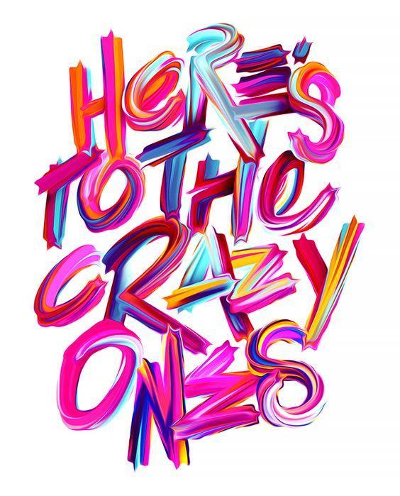 Creative Typography Creativity is just not limited to vibrant designs and unusual combination of colors. Typographies also claim a very unique position in getting that creative touch from a designer.