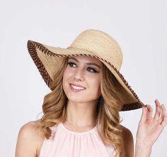 beach hat w/ bow