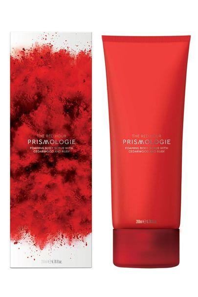Prismologie Ruby and Cedarwood Invigorating Body Scrub Made in the UK but founded by a mother-daughter team in Kuwait, Prismologie's range of products uses different ingredients in different items to
