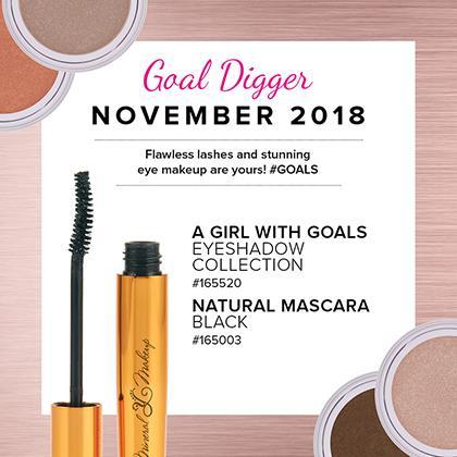 Mineral Makeup of the Month Club November 2018 Meet your beauty goals with the "Goal Digger" Beauty Box! Item Number: USMM0001 Your Price: $54.