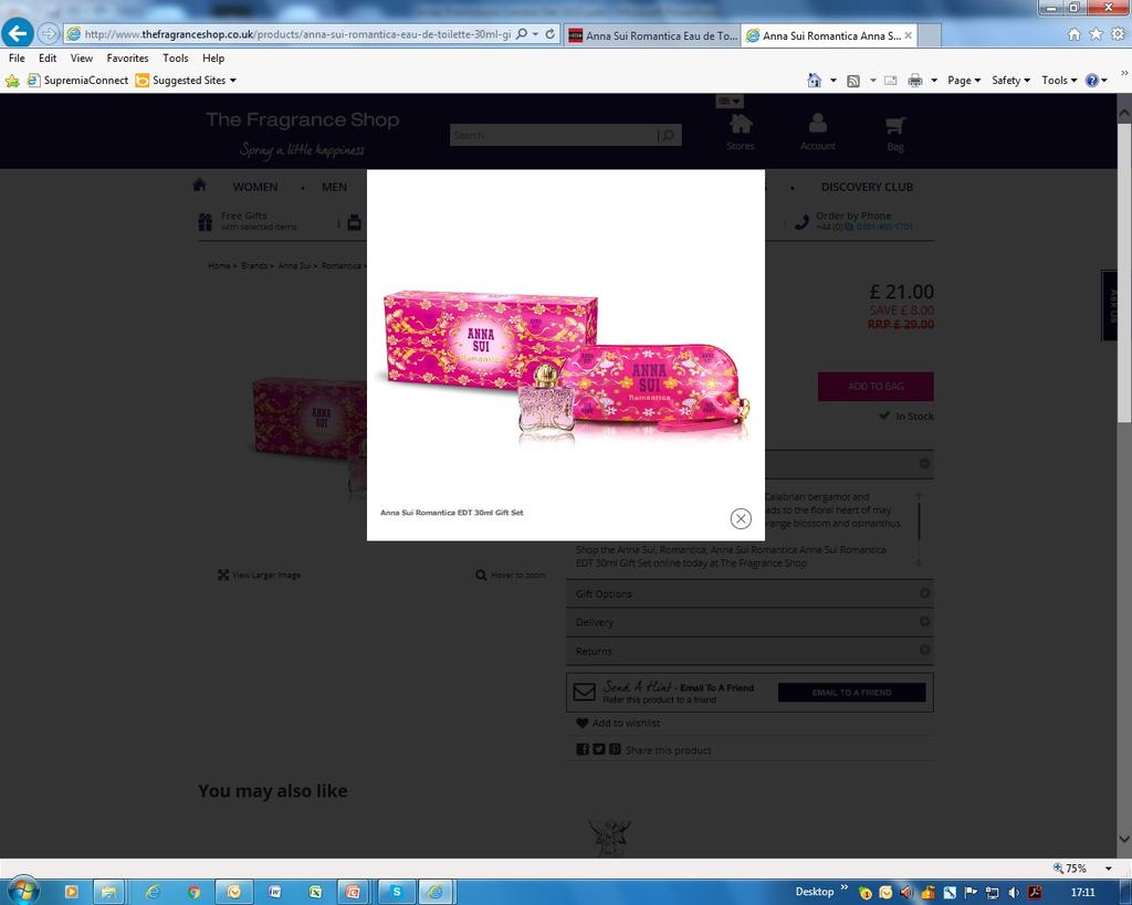 99 Anna Sui Toiletry Pouch GWP offered in Anna Sui