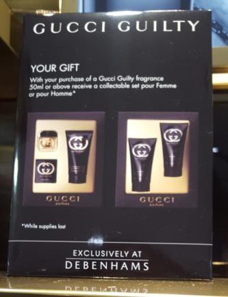 2. Gift Sets Accessories Gucci Guilty Free collectable