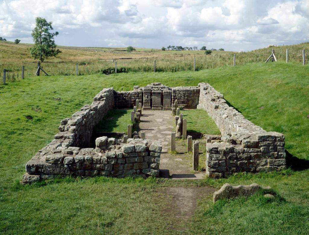 Figure 15 The temple of Mithras at Carrawbrugh on Hadrian s Wall, Northumberland.