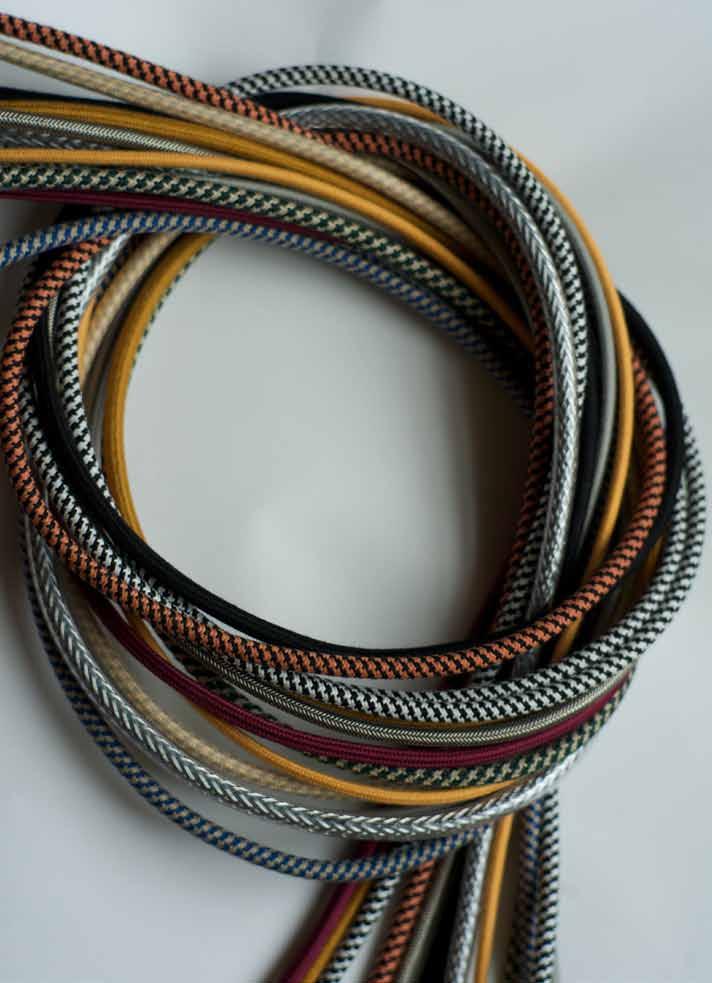 Braided Cable One of Original BTC s most recognized design features, the signature cotton braided flex is available in green/taupe, blue/taupe, sand/taupe, gold,