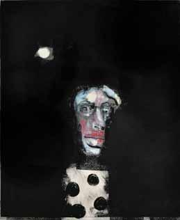 1996, an abstract portrait of a man, signed and numbered 1/1. Framed. 60 x 50cm 26.