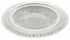 A René Lalique clear and frosted glass shallow bowl Helianthe pattern,