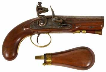 a young girl signed Bill Wyman (the letter probably in another hand). 400-600 387. An English flintlock carriage pistol by W.