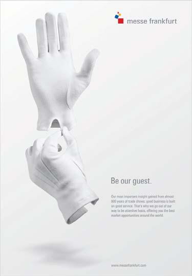 The campaign Glove represented by the company, led to winning the award for its excellent design and peculiar core message that exhibitions are powerful marketing instruments.