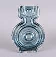 5 cm, and two Safari pan top vases in Cinnamon and Indigo all 25 cm (3) 70-100 530.