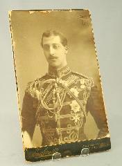Boer War framed memorabilia-james Green of Lovat Scouts incl.hat and medal w.photo,etc.