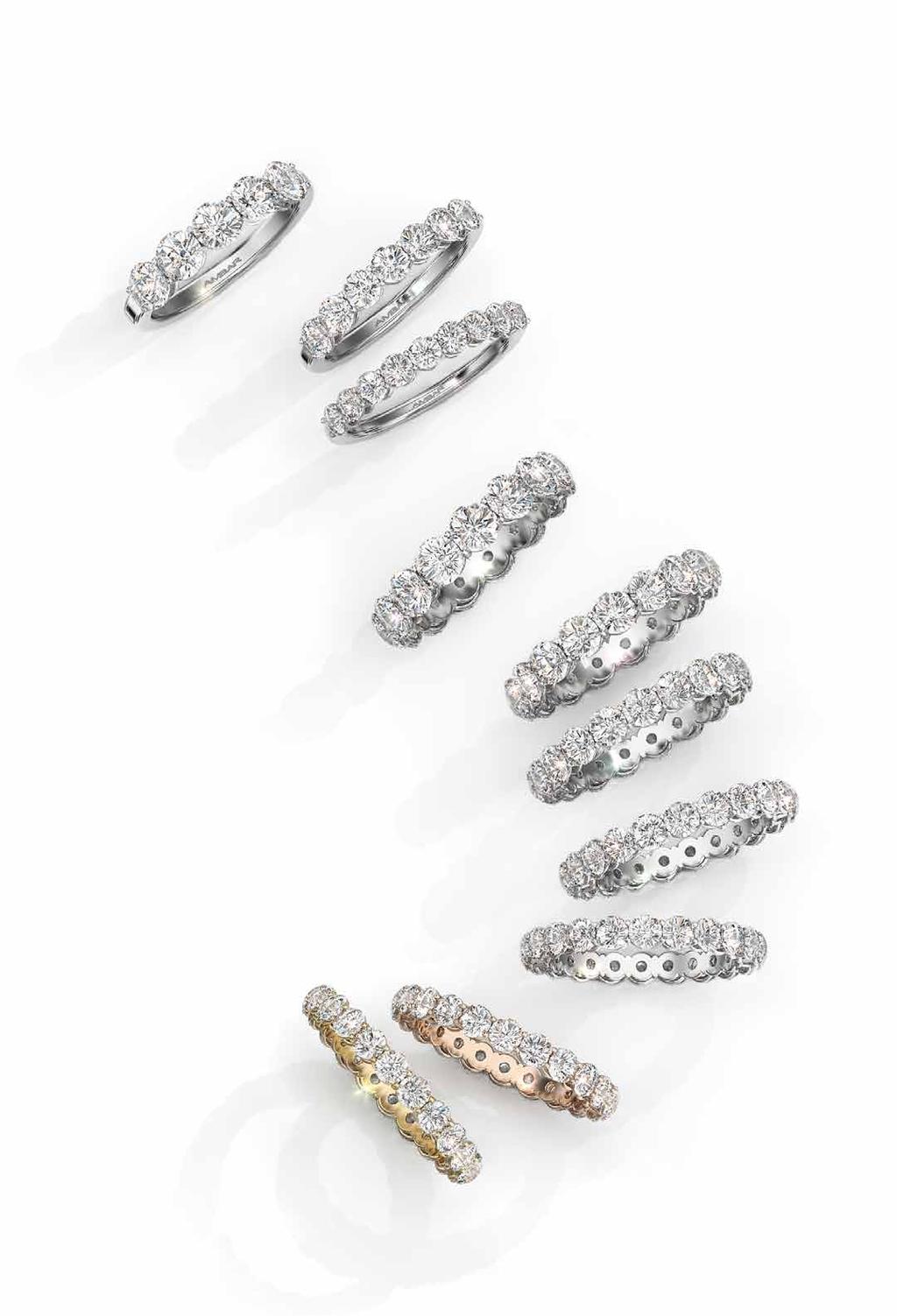 Divine Cut Diamond Bands Magnificent Divine Cut diamonds in your choice of all the way