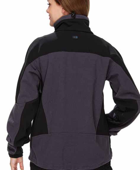 Sizes : XS, S, M, L, XL, XXL, XXXL Material: 100% polyester fleece 80 g/m Contrast 100% polyester 80 g/m² C160 Windsor Softshell jacket Large zippered front pockets.