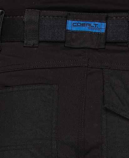 Dirt and water repellent Teflon treatment Sizes : 46, 48, 50, 5, 54, 56, 58 Material : 65% polyester 35% cotton twill, 95 g/m² Reinforcements: 100% Cordura, 40 g/m² C115 Timmins