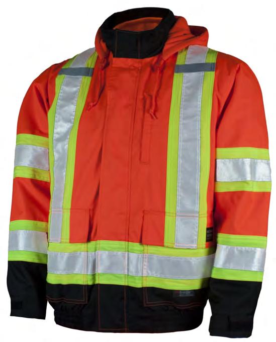 It features a removable 300 g polyester fleece liner that includes reflective