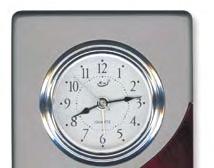 silver Mistral Desk/Alarm Clock