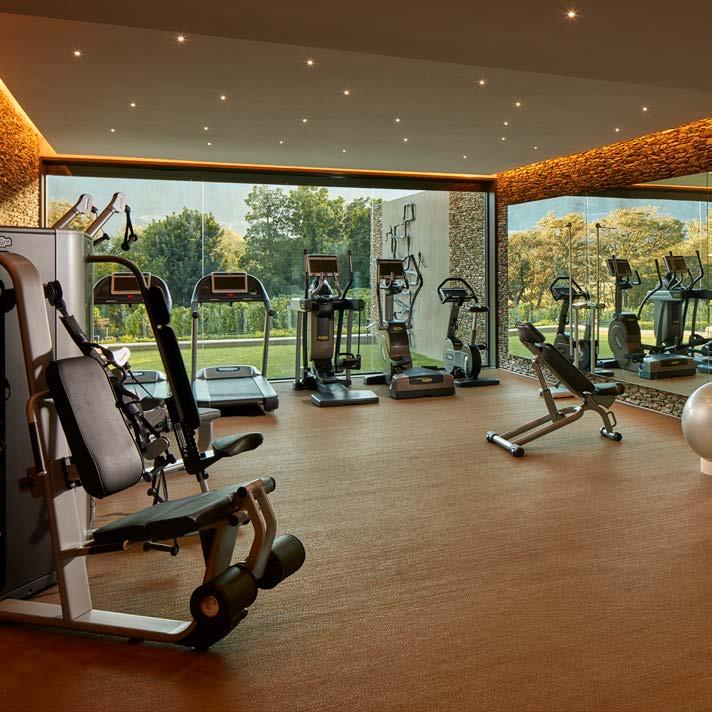 GYM Holistic Exercise A TechnoGym-equipped gym caters exclusively to the most fitness-orientated resident Leeu Collection guests.