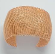 Gold Plated Sterling Silver Crochet Bangle BENGLD MAR - 92.