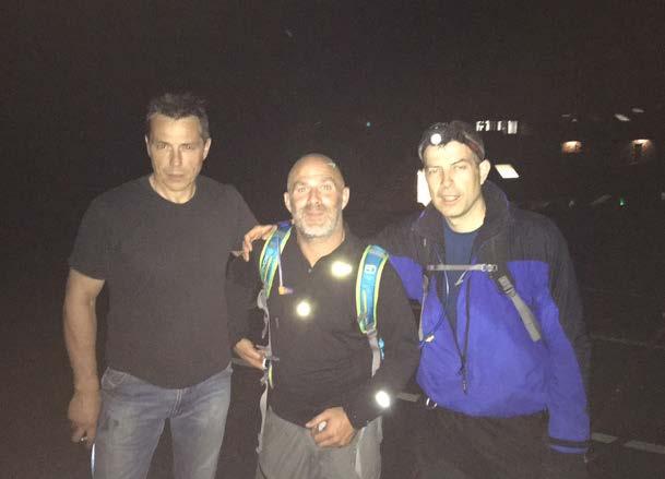 Laurent and his fellow climbers continued on to take on Scafell Pike and finished the hike in just 2 hours and 45 minutes putting them 3 hours ahead