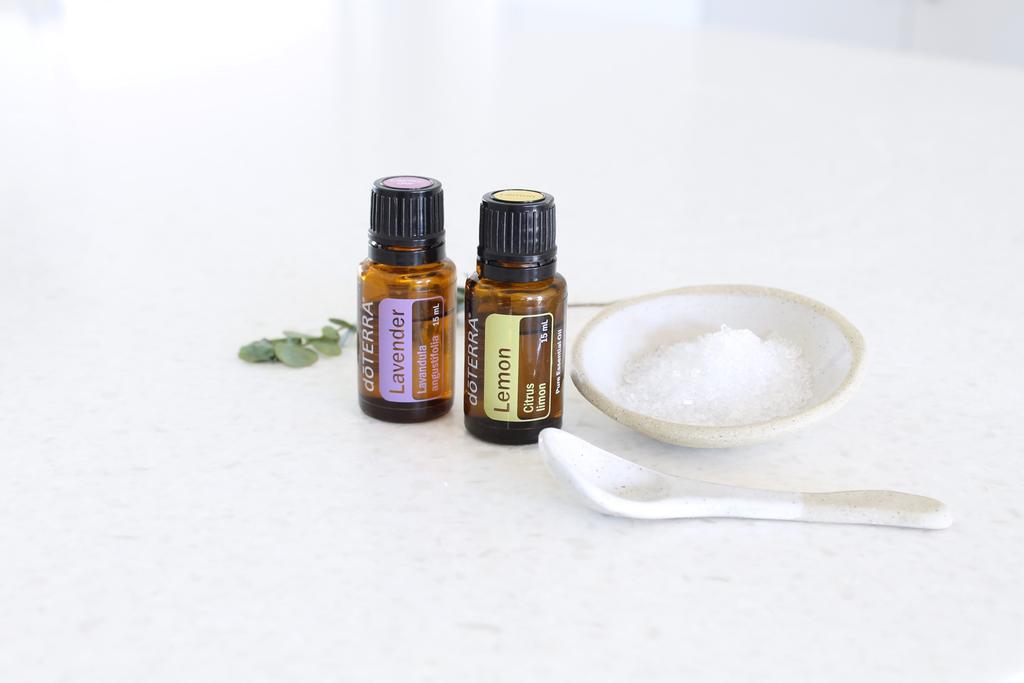 DETOX MAGNESIUM SALTS 1 cup of magnesium salts 5 drops doterra lavender oil 5 drops doterra lemon oil removes toxins, supports the lymphatic system If you don't have a bath, turn your shower into a