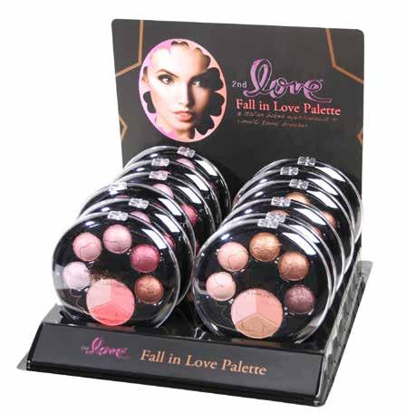 For Your Face Fall in Love Palette Display Display includes 2