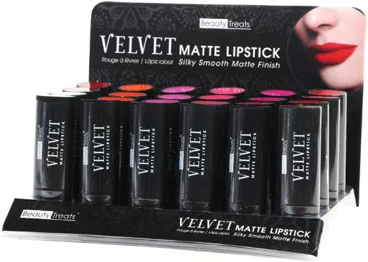00 w/s Display of 24 Velvet Lip Gloss Display Display