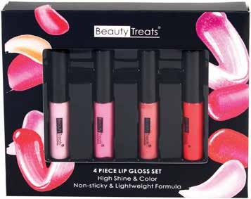 For Your Lips Lip Gloss Set Contains : 4 x Lip Gloss in assorted colours BT901 $12.
