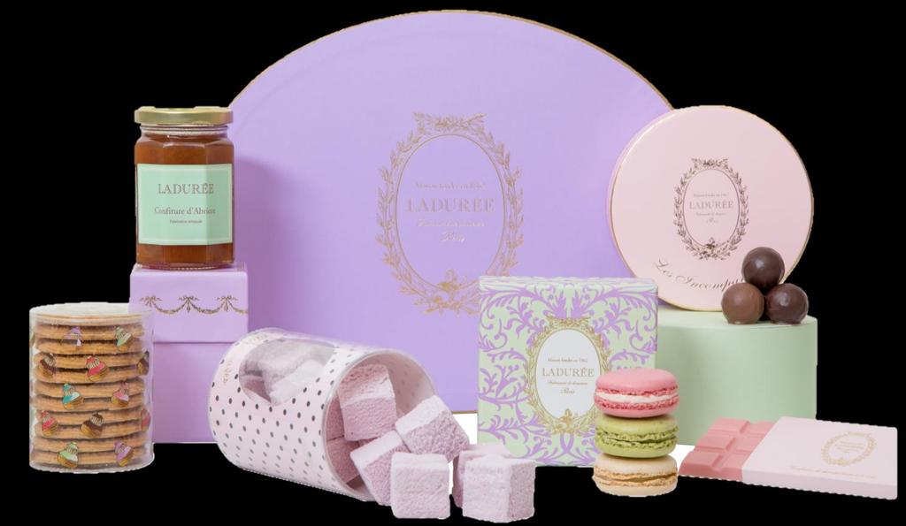 macarons 1 Box of biscuits Sablés Viennois 1 Gift box of