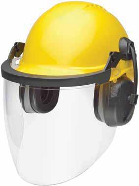 And using our QuickSnap system you can place nearly 30 face shields and visors on any major brand of safety cap, then add one of our 16
