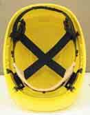Adjustable Cradle Comfort Harness: A comfortable six-point terylene head harness and sweatband which is adjustable to fit a range of head sizes from 50 to 66cm.