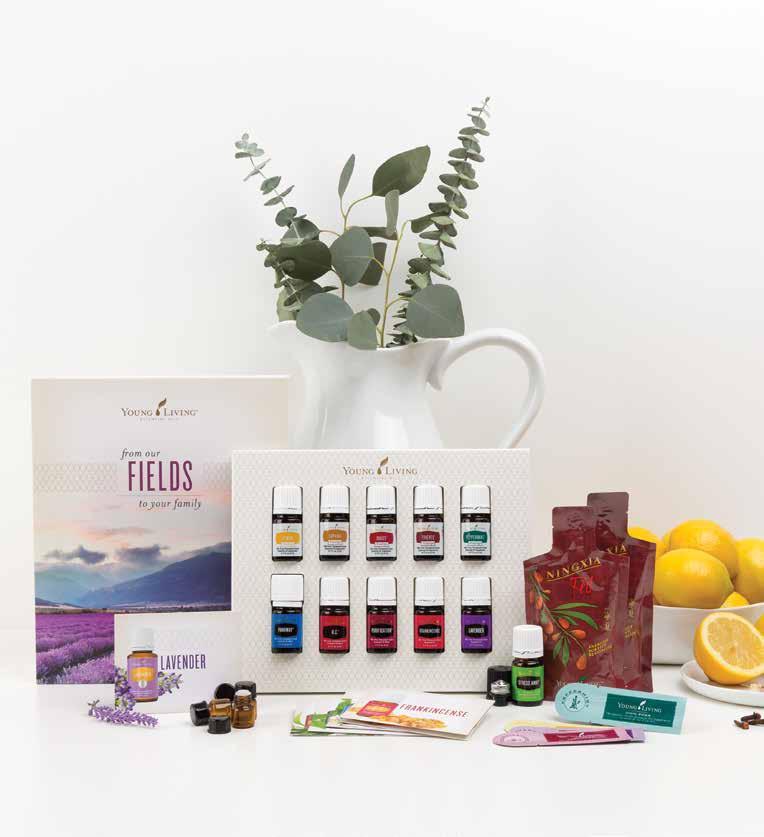 Get Started With YO U N G L I V I N G Set yourself up for success with a Young Living Starter Kit!