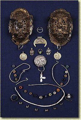 The jewelry found in another grave in Pskov was displayed in a local museum as The Varangian Guest Varangians were the mostly eastern Swedish volunteers who would travel to Constantinople to work for