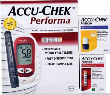 10 Accu-Chek Performa Meter + Test